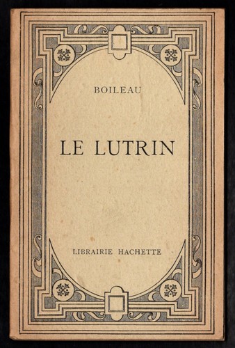 Lutrin boileau eds - -,