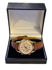 Gents Vintage Arugo Calogragh Telemetre Red Pointer Hacking Watch Working