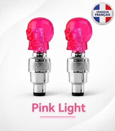Bouchons valve lumineux led - bouchons,
