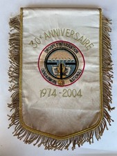 GENDARMERIE PARACHUTISTE FANION 30 EME ANNIVERSAIRE GIGN 27 X 20 CM *