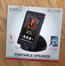 Supersonic Portable Speaker with AUX Input SC-10SP