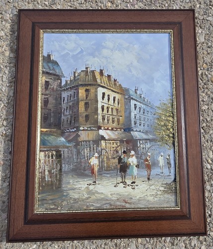 Tableau huile sur toile - tableau,