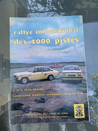 Programme rallye 1000 pistes - rallye,