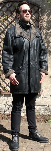 Manteau fourrure homme - manteau,