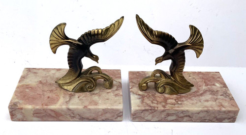Paire serre livres oiseaux - serre,