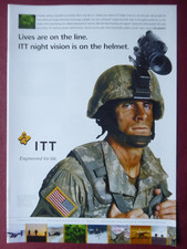 4/2007 PUB ITT NIGHT VISION GEN 3 PINNACLE VISION NOCTURNE US ARMY ORIGINAL AD