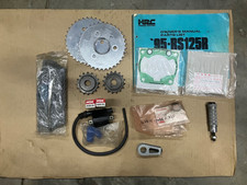 Honda RS125 GP 1995 model parts rear subframe coil spark plugs chain sprockets