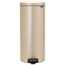 POUBELLE 30 L INOX BEIGE BRABANTIA SYSTÈME À PÉDALE