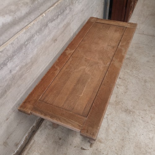 Table basse vintage chêne - table,