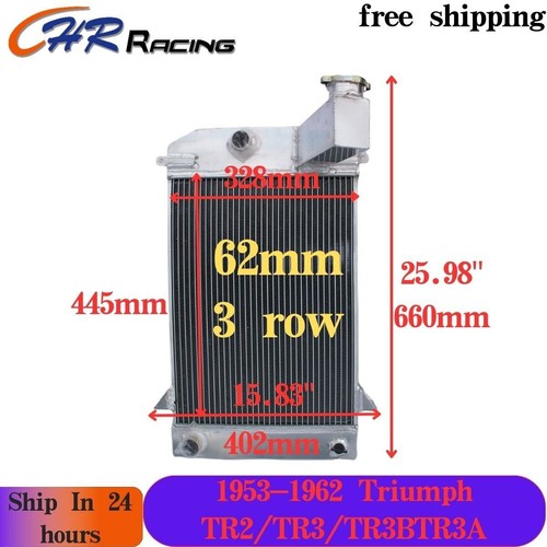 Row aluminum radiator - row,