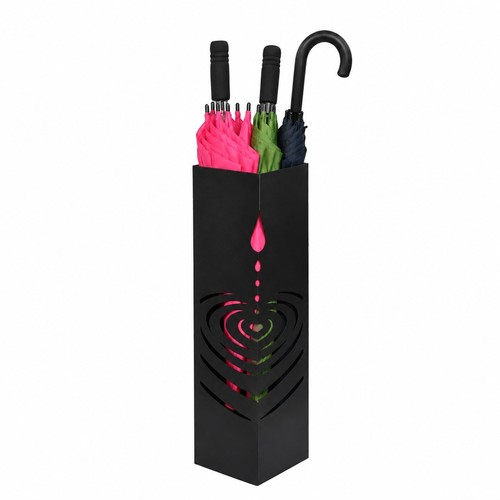 Porte parapluie métal - , noir
