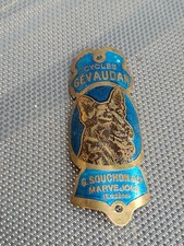 Ancienne Plaque de Vélo