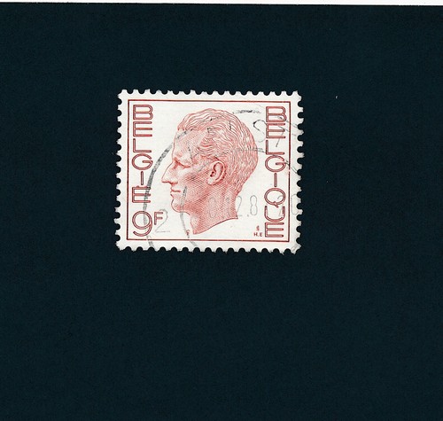 Timbre belgique roi - timbre,, 9f,