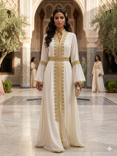 Moroccan kaftan takchita gown - moroccan,