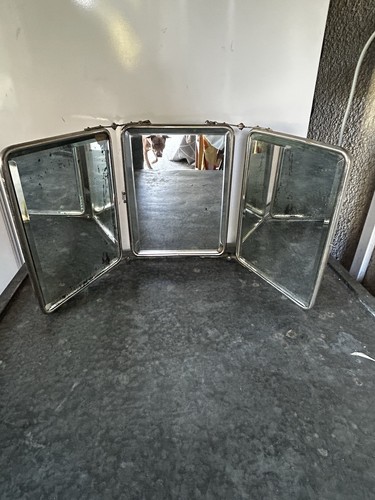 Ancien miroir triptyque - miroir,