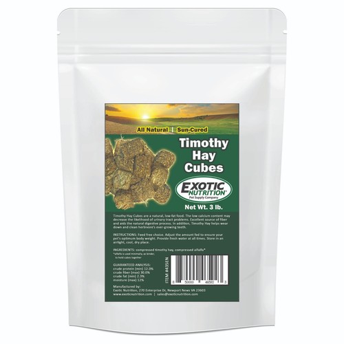 Timothy hay cubes - (3,