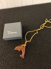 Collier dauphin oranger en