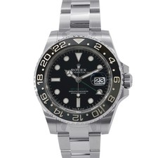 ROLEX GMT Master II 40mm Stainless Steel Black Dial 126710GRNR