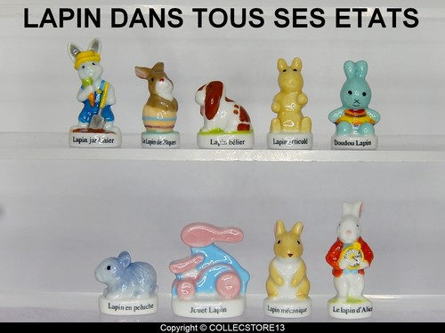 Serie complete feves - complete, lapins