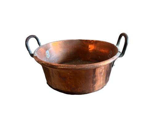 Ancien gros chaudron en - ancien,
