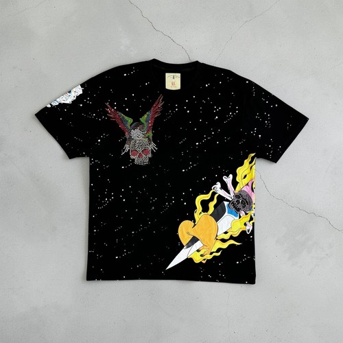 Shirt graphique noir - t-shirt,