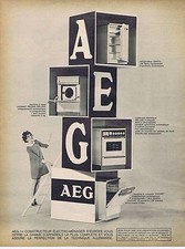 1968 Advertising 016 Aeg Dishwasher Refrigerator Cooker Advertising