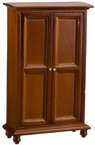 Poupées maison noyer porte - 2,