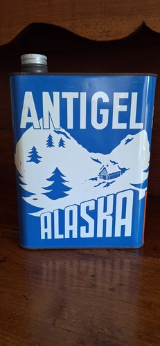 Ancien bidon antigel alaska - ancien,