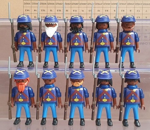 Playmobil soldats noirs - playmobil,