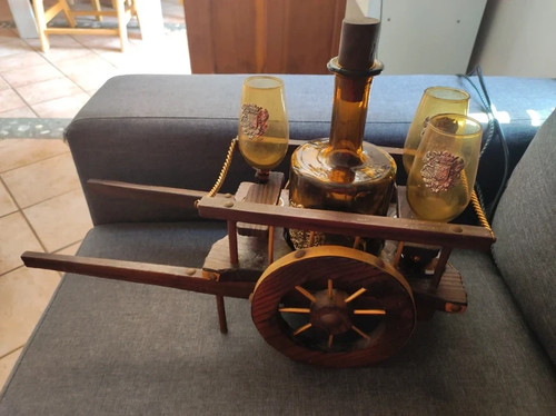 Charriot mini bar bois - charriot,