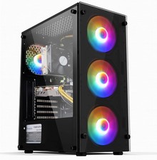 Intel Xeon E5-2650 AMD Radeon RX 580 8GB, 16GB RAM SSD 512 Windows Gaming PC