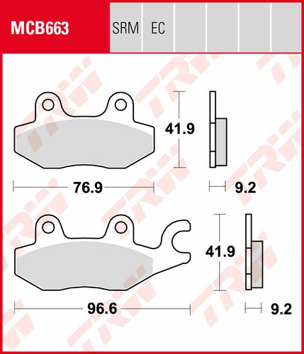Plaquettes frein trw - plaquettes,
