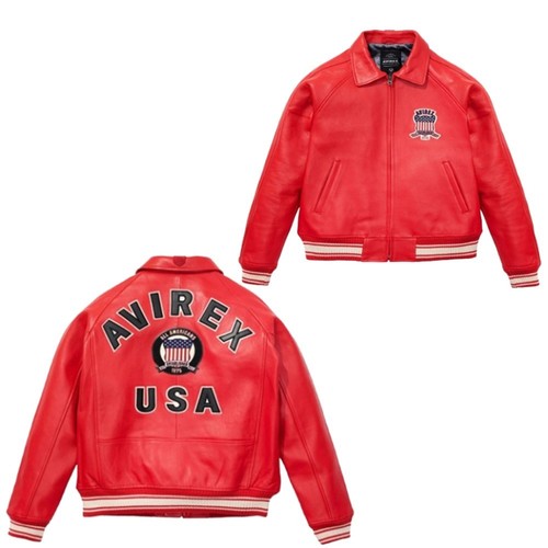 Veste simili cuir avirex - veste, en