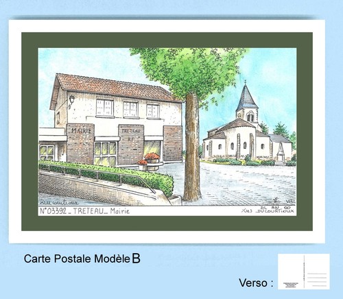 03392 carte postale - cp, b