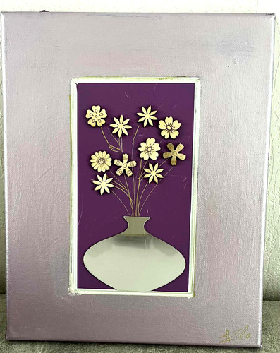 Azela miroir floral tableau - azela,