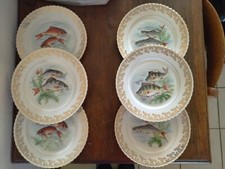 6 ANCIENNES ASSIETTES A