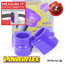 Powerflex Road Série Arrière Rouleau Barre Moyeu 28mm pour Tvr Sagaris