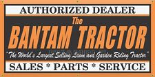 BANTAM LAWN GARDEN TRACTORS EQUIPMENT DEALER SALES VINTAGE SIGN REMAKE BANNER