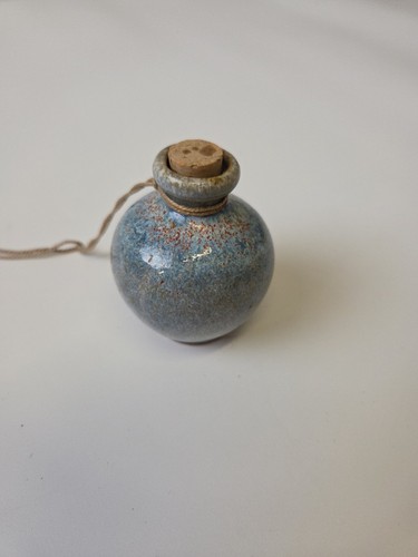 Petit flacon grès émaillé - petit,