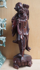 Figurine Sculpté Bois Chinois