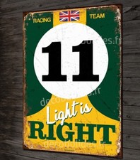 Plaque métal déco Lotus