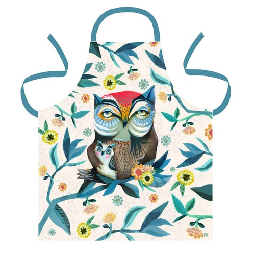 Tablier coton décoré - en,