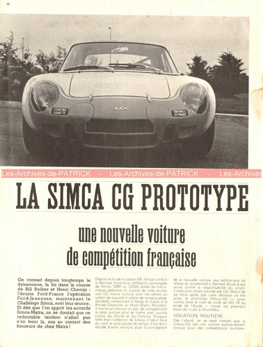 Essai test simca cg - essai-test,