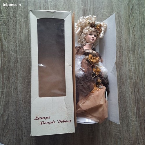 Lampe poupée debout - debout, en