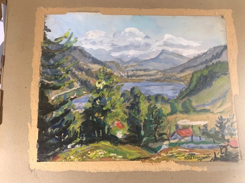 Aquarelle jean plojoux né - plojoux,