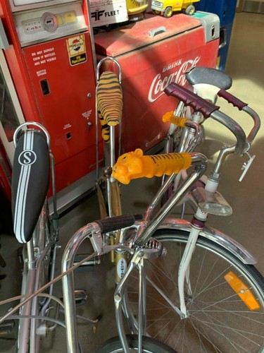 Orange esso tiger bicycle - orange,