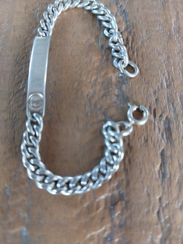 Gourmette enfant argent massif - gourmette,