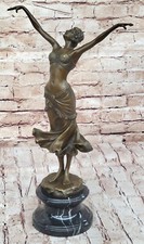 FRENCH BRONZE ART DECO ART NOUVEAU FEMALE SCULPTURE "Chiparus" SALE