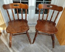 2 Chaises WESTERN Vintage