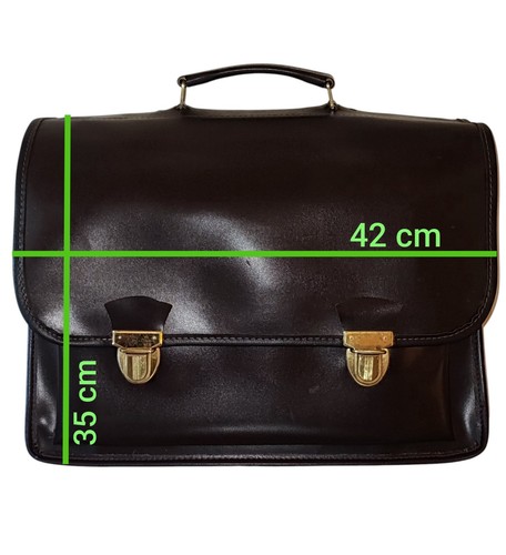 Cartable vintage cuir - cartable,